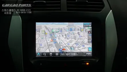 익스플로러 구형 지니 네비게이션을 탈거하고 안드로이드를 즐길수 있는 스마트한 M2C-200A카블릿 매립시공. / 서울 서초, 반포, 강남