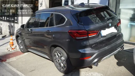 센서등과 경고음으로 장애물이 있다고 알려주는 BMW X1차량 측후방센서 시공하기. / 서울 서초, 반포, 강남