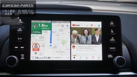 안드로이드OS 12적용! 구글 GMS인증을 받은 와글미디어 캐스트 혼다 어코드 순정 디스플레이 연동. / 서울 서초, 반포, 강남