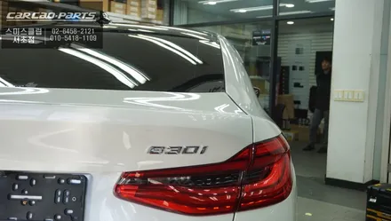 BMW630I차량 비젼AI기능이 탑재가 된 아이나비QXD1블랙박스와 에코파워팩12C 보조배터리 시공. / 서울 서초, 반포, 강남