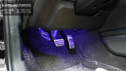 포드 머스탱 전용 엠비언트라이트와 터빈 송풍구 엠비언트 콜라보 시공. / 서울 서초, 반포, 강남