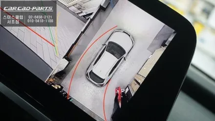 2024년식 렉서스UX250h 순정 싱크로율이 높고 고화질 연동되는 3D어라운드뷰 프리미엄 주차옵션. / 서울 서초, 반포, 강남