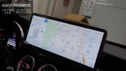 벤츠C200 NTG5.0차량 터치로 다양한 어플 구현이 가능한 12.3인치 안드로이드 에스플레이[S-PLAY]장착. / 서초구 서초동