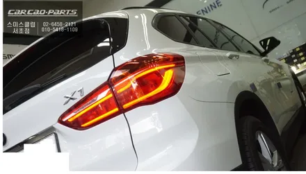 BMW X1차량 비노출 S엠비언트라이트 튜닝으로 180도 확 달라진 실내 분위기 연출. / 서초구 서초동