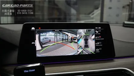 BMW520D<G30>차량과 고화질 연동은 기본! 터치제어및 3D영상으로 볼 수 있는 3D플러스뷰 어라운드뷰 추천. / 서울 서초, 반포, 강남