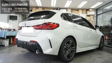 BMW120I차량 인기 안전옵션 아이템! 후측장 장애물을 감지하는 사각지대 경고시스템 작업. / 서울 서초, 반포, 강남