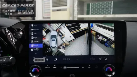 2024년식 렉서스NX350h차량 순정답게 타공없이 고화질 연동되는 3D어라운드뷰 시스템 장착. / 서초구 서초동