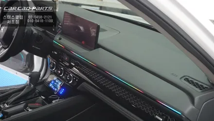 이질감없이 실내 포인트를 줄 수 있는 11세대 혼다 어코드차량 엠비언트라이트 퍼포먼스 튜닝. / 서초구 서초동