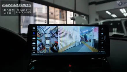 구형BMW645컨버12.3인치 에스플레이 안드로이드 모니터와 3D어라운드뷰, 측후방센서 튜닝 작업. / 서초구 서초동