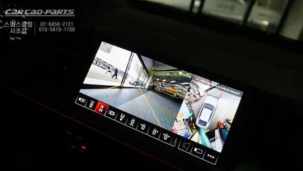 아우디Q4이트론 차량과 순정다운 퀄리티를 자랑하는 3D맥스프로 어라운드뷰 시스템 장착. / 서초구 서초동