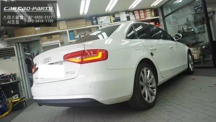 아우디A4차량 네비부터 음악까지 모두! 카플레이 모듈 튜닝으로 안드로이드 오토및 애플 카플레이 구현. / 서초구 서초동