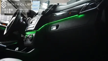 벤츠 GLS 500 가변식 RGB 엠비언트라이트와 안드로이드 체제 A-link 설치로 스마트한 카로 작업 완료! / 서울 서초, 반포, 강남