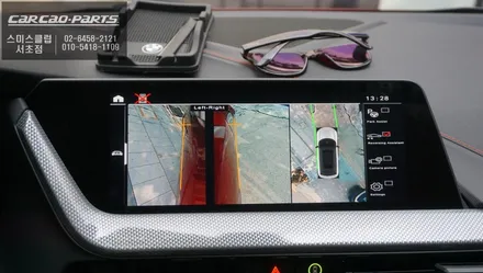 2022년 BMW118D차량 순정 모니터와 고화질 연동과 터치제어및 조그연동이 가능한 3D플러스뷰 주차옵션 튜닝. / 서울 서초, 반포, 강남
