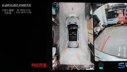 렉서스ES300h 주변 장애물을 볼 수 있는 2D슈퍼뷰 어라운드뷰 시공과 LS그릴 교체. / 서울 서초, 반포, 강남