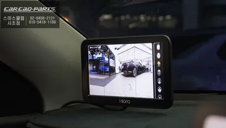 테슬라 모델Y 고화질 AHD모니터와 탑뷰영상으로 주변 장애물을 볼 수 있는 3D어라운드뷰 조합. / 서울 서초, 반포, 강남