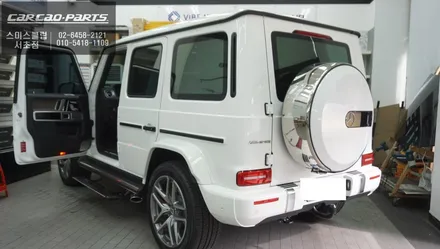 벤츠 지바겐[G63 AMG] 정전식 패널과 에어터치 모듈을 적용! 와글미디어 캐스트 터치 연동. / 서초구 서초동