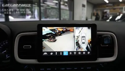 현대 베뉴[VENUE]차량 장애물을 확인할 수 있는 맥스프로[MAX PRO]3D어라운드뷰 주차옵션 장착. / 서초구 서초동