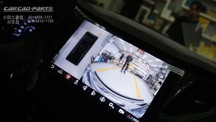 2011년식 그랜져HG 순정 어라운드뷰 탈거후 리드아이T4안드로이드 올인원과 고화질 3D어라운드뷰 업그레이드 시공. / 서초구 서초동