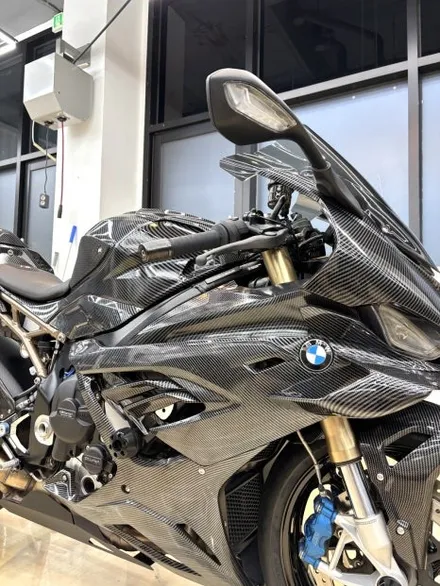 S1000RR 무광 크롬 다크그린 전체랩핑. 김포 인천 바이크에 변화를 주는 가장 확실한 방법. / 경기 김포