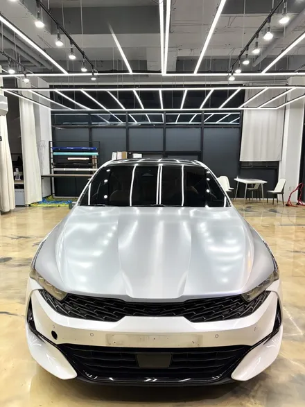 KIA .K5 DL3 오토벨벳 사틴실버 전체랩핑 .사이버틱한 모습으로   도장보다 더 순정같이  .김포랩핑 강서 랩핑 서울 랩핑 도 / 경기 김포