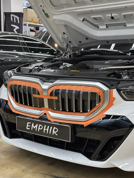 일산 랩핑 추천 엠피르, BMW 530e 그릴 크롬죽이기 퀄리티 비교 / 경기 김포