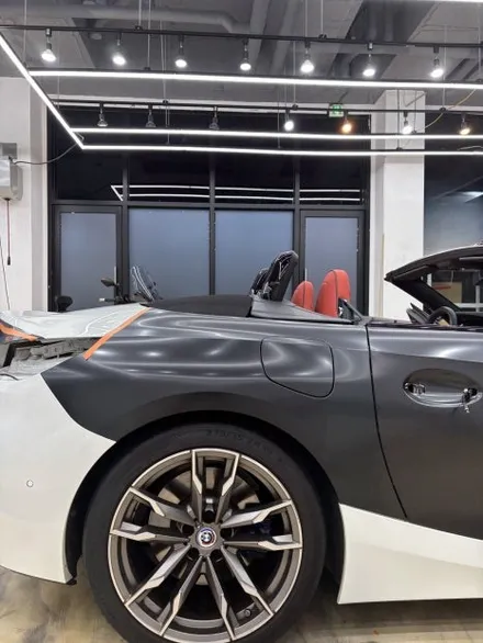김포 사틴블랙 랩핑. BMW Z4 사틴블랙 전체랩핑 후기 / 경기 김포