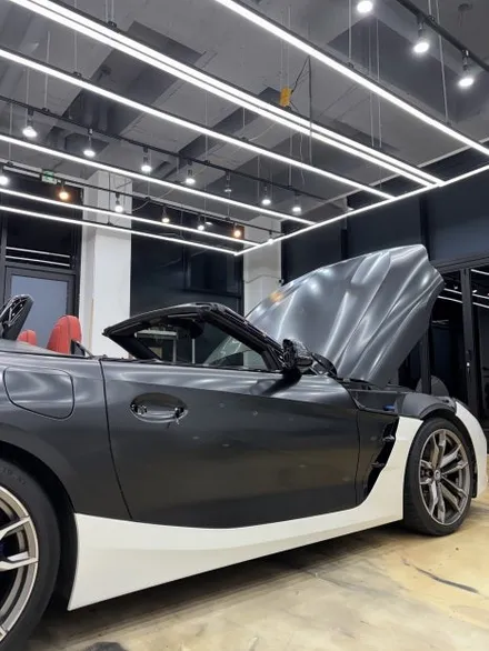 김포 사틴블랙 랩핑. BMW Z4 사틴블랙 전체랩핑 후기 / 경기 김포