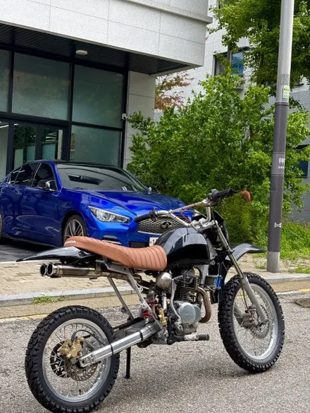 혼다 커스텀 바이크에 데칼을 한스푼. 김포 바이크 랩핑/데칼 구래 마산 운양 풍무 / 경기 김포