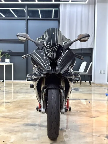 S1000RR 무광 크롬 다크그린 전체랩핑. 김포 인천 바이크에 변화를 주는 가장 확실한 방법. / 경기 김포