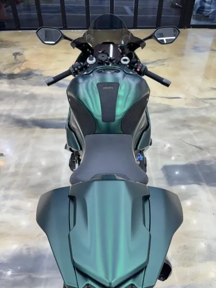 S1000RR 무광 크롬 다크그린 전체랩핑. 김포 인천 바이크에 변화를 주는 가장 확실한 방법. / 경기 김포