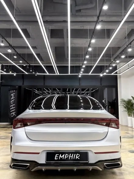 KIA .K5 DL3 오토벨벳 사틴실버 전체랩핑 .사이버틱한 모습으로   도장보다 더 순정같이  .김포랩핑 강서 랩핑 서울 랩핑 도 / 경기 김포