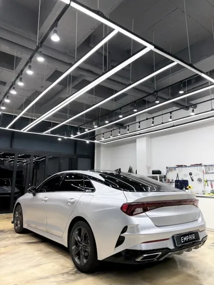 KIA .K5 DL3 오토벨벳 사틴실버 전체랩핑 .사이버틱한 모습으로   도장보다 더 순정같이  .김포랩핑 강서 랩핑 서울 랩핑 도 / 경기 김포