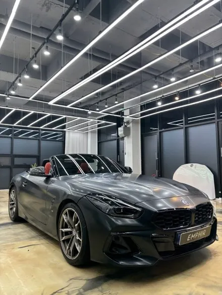 김포 사틴블랙 랩핑. BMW Z4 사틴블랙 전체랩핑 후기 / 경기 김포