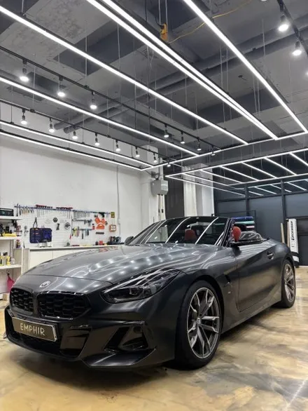 김포 사틴블랙 랩핑. BMW Z4 사틴블랙 전체랩핑 후기 / 경기 김포