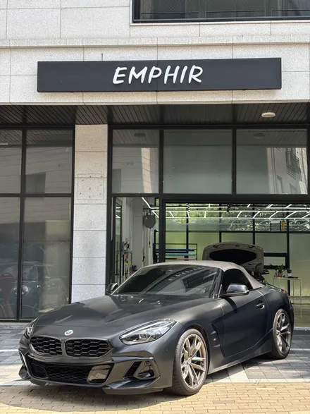 김포 사틴블랙 랩핑. BMW Z4 사틴블랙 전체랩핑 후기 / 경기 김포