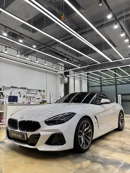 김포 사틴블랙 랩핑. BMW Z4 사틴블랙 전체랩핑 후기 / 경기 김포