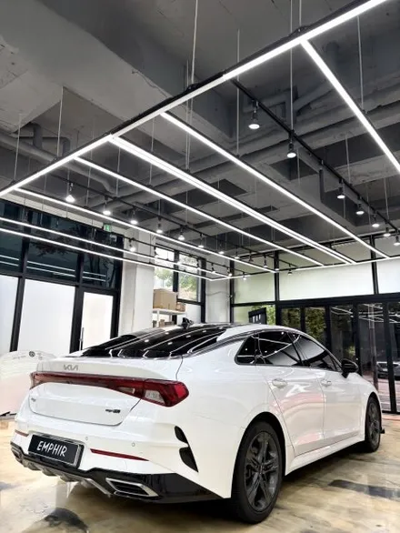 KIA .K5 DL3 오토벨벳 사틴실버 전체랩핑 .사이버틱한 모습으로   도장보다 더 순정같이  .김포랩핑 강서 랩핑 서울 랩핑 도 / 경기 김포