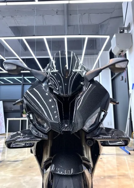 S1000RR 무광 크롬 다크그린 전체랩핑. 김포 인천 바이크에 변화를 주는 가장 확실한 방법. / 경기 김포