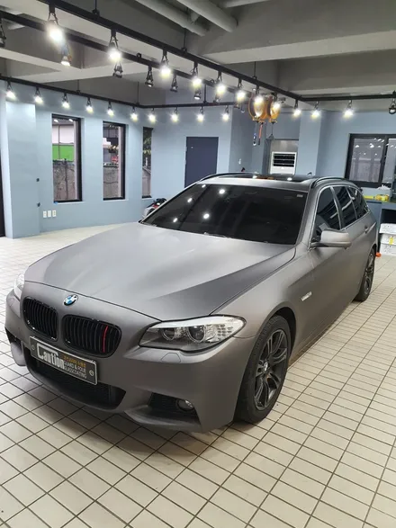 수원랩핑 / BMW 525d 무광챠콜그레이 전체랩핑! / 수원시 영통구 하동