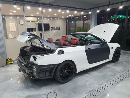 (BMW랩핑) 328i컨버터블 무광 마그네틱 블랙 전체랩핑! / 수원시 영통구 하동
