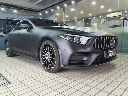 수원 랩핑 / 벤츠 CLS450 무광블랙 전체랩핑! / 수원시 영통구 하동
