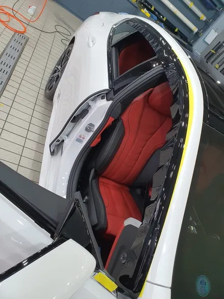 수원 랩핑 / BMW840i 그란쿠페 탑폴리에 크롬죽이기(크롬랩핑)! / 수원시 영통구 하동