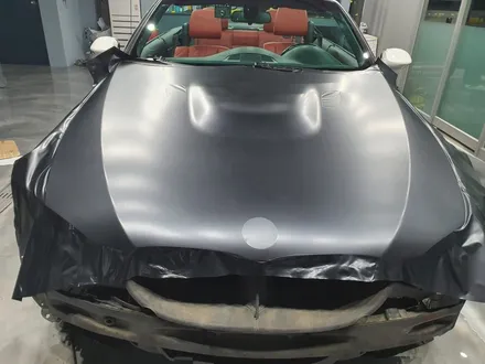 (BMW랩핑) 328i컨버터블 무광 마그네틱 블랙 전체랩핑! / 수원시 영통구 하동
