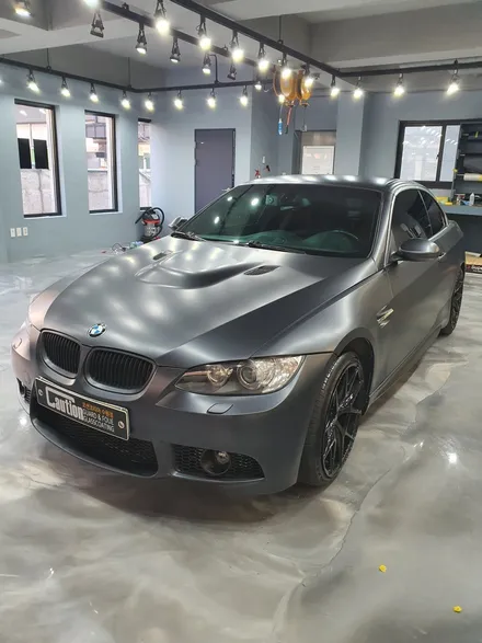 (BMW랩핑) 328i컨버터블 무광 마그네틱 블랙 전체랩핑! / 수원시 영통구 하동