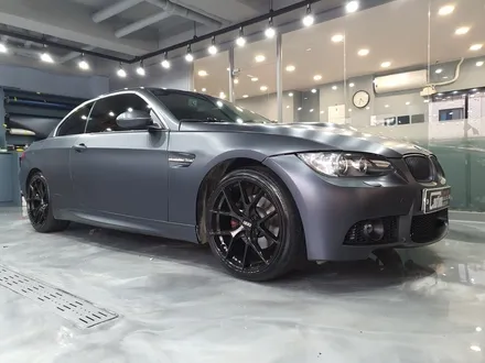(BMW랩핑) 328i컨버터블 무광 마그네틱 블랙 전체랩핑! / 수원시 영통구 하동
