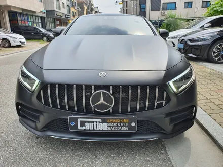 수원 랩핑 / 벤츠 CLS450 무광블랙 전체랩핑! / 수원시 영통구 하동