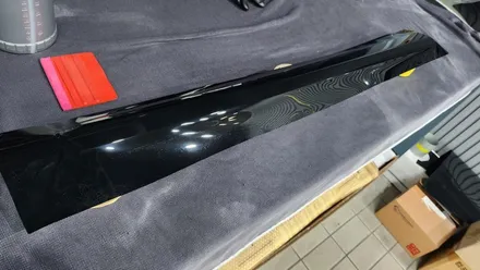 수원랩핑 CLE450 원하시는 색상으로 컬러체이지!사틴블랙 랩핑 / 수원시 영통구 하동
