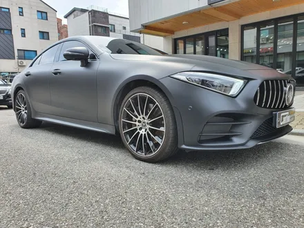 수원 랩핑 / 벤츠 CLS450 무광블랙 전체랩핑! / 수원시 영통구 하동