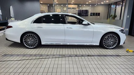 수원 랩핑 / S클래스 화이트 색상으로 컬러 체인지 랩핑! / 수원시 영통구 하동