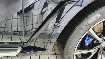 BMW X7 물때, 변색으로 보가싫은 크롬은 탑폴리에 크롬죽이기로! / 수원시 영통구 하동